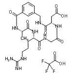CAS#: 153381-95-4, [(5S,11S,14S)-11-(3-Carbamimidamidopropyl)-14-methyl-4,7,10,13,16-pentaoxo-3,6,9,12,15-pentaazabicyclo[15.3.1]henicosa-1(21),17,19-trien-5-yl]acetic acid trifluoroacetate (1:1)