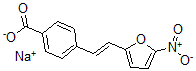 CAS 登录号：1534-38-9， 4-[(E)-2-(5-硝基-2-呋喃基)乙烯基]苯甲酸钠