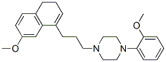 CAS#: 153526-61-5, 1-[3-(7-Methoxy-3,4-Dihydronaphthalen-1-Yl)Propyl]-4-(2-Methoxyphenyl)Piperazine