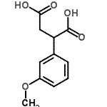 CAS 登录号：15378-02-6， 2-(3-甲氧基苯基)琥珀酸