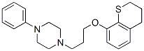 CAS 登录号：153804-53-6， 1-苯基-4-(3-硫代色满-8-基氧基丙基)哌嗪