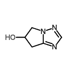 CAS#: 153851-41-3, 6,7-Dihydro-5H-Pyrrolo[1,2-b][1,2,4]Triazol-6-Ol
