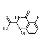 CAS 登录号：153876-17-6， [(2,6-二氟苯甲酰)氨基](羟基)乙酸