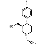 CAS 登录号：153888-27-8， [(3S,4R)-1-乙基-4-(4-氟苯基)-3-哌啶基]甲醇