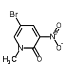 CAS 登录号：153888-45-0， 5-溴-1-甲基-3-硝基-2(1H)-吡啶酮
