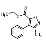 CAS 登录号：153915-56-1， 乙基3-甲基-4-苯基-1,2-恶唑-5-羧酸酯