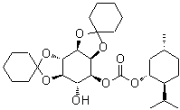CAS#: 153996-48-6, (3A'r,4'S,5'R,5A'r,8A's,8B's)-5'-Hydroxyhexahydrodispiro[Cyclohexane-1,2'-[1,3]Dioxolo[4,5-e][1,3]Benzodioxole-7',1''-Cyclohexan]-4'-Yl (1R,2S,5R)-2-Isopropyl-5-Methylcyclohexyl Carbonate