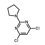 CAS#: 154117-91-6, 4,6-Dichloro-2-(1-Pyrrolidinyl)Pyrimidine