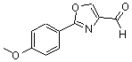 CAS 登录号：154136-90-0， 2-(4-甲氧基苯基)恶唑-4-甲醛