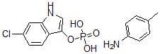 CAS 登录号：154201-84-0， 6-氯-3-吲哚基磷酸酯对甲苯胺盐