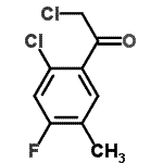 CAS 登录号：154258-17-0， 2-氯-1-(2-氯-4-氟-5-甲基苯基)乙酮