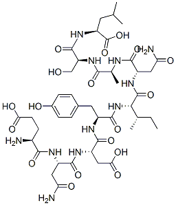 CAS 登录号：154301-48-1， 谷氨酰-天冬氨酰胺酰-天冬氨酰-酪氨酰-异亮氨酰-天冬氨酰胺酰-丙氨酰-丝氨酰-亮氨酸