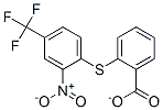 CAS 登录号：1545-75-1， 2-[[2-硝基-4-(三氟甲基)苯基]硫代]-苯甲酸