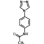CAS 登录号：154594-15-7， N-[4-(4H-1,2,4-三唑-4-基)苯基]乙酰胺