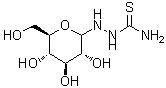 CAS 登录号：154634-24-9， 2-[(3R,4S,5S,6R)-3,4,5-三羟基-6-(羟基甲基)四氢-2H-吡喃-2-基]肼基硫代甲酰胺