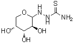 CAS 登录号：154634-27-2， 2-[(3S,4R,5R)-3,4,5-三羟基四氢-2H-吡喃-2-基]肼基硫代甲酰胺
