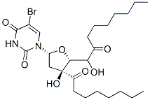 CAS#: 154653-67-5, [(2R,3S,5R)-5-(5-Bromo-2,4-Dioxopyrimidin-1-Yl)-2-(Octanoyloxymethyl)Oxolan-3-Yl] Octanoate