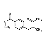 CAS 登录号：154657-50-8， 甲基4-(2-甲基-3-氧代丁基)苯甲酸酯