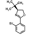 CAS 登录号：154701-60-7， (4S)-2-(2-溴苯基)-4-(2-甲基-2-丙基)-4,5-二氢-1,3-恶唑