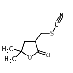 CAS#: 154750-32-0, (5,5-Dimethyl-2-Oxotetrahydro-3-Furanyl)Methyl Thiocyanate
