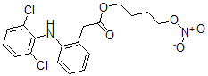 CAS 登录号：154766-10-6， 4-硝基氧基丁基2-[2-[(2,6-二氯苯基)氨基]苯基]乙酸酯