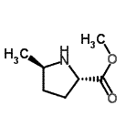 CAS 登录号：154838-72-9， 甲基(5R)-5-甲基-L-脯氨酸酯