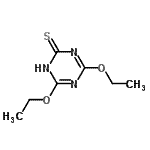 CAS 登录号：155198-66-6， 4,6-二乙氧基-1,3,5-三嗪-2(1H)-硫酮