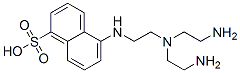 CAS 登录号：155303-18-7， 5-[2-(二(2-氨基乙基)氨基)乙基氨基]萘-1-磺酸
