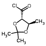 CAS 登录号：155322-89-7， (4S,5R)-2,2,5-三甲基-1,3-二氧戊环-4-甲酰氯