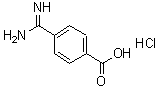 CAS 登录号：15535-95-2， 4-甲脒基苯甲酸盐酸盐