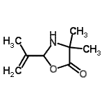 CAS 登录号：155352-02-6， 2-异丙烯基-4,4-二甲基-1,3-恶唑烷-5-酮