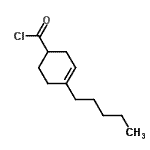 CAS#: 155468-70-5, 4-Pentyl-3-Cyclohexene-1-Carbonyl Chloride