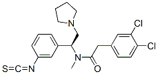 CAS#: 155512-49-5, 2-(3,4-Dichlorophenyl)-N-[(1S)-1-(3-Isothiocyanatophenyl)-2-Pyrrolidin-1-Ylethyl]-N-Methylacetamide
