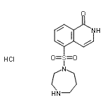CAS 登录号：155558-32-0， 5-(1,4-二氮杂环庚-1-基磺酰基)-1-异喹啉醇盐酸盐(1:1)