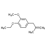 CAS 登录号：155583-53-2， 1-乙氧基-2-甲氧基-4-(2-甲基-2-丙烯-1-基)苯