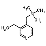 CAS#: 155620-77-2, 3-Ethyl-4-[(Trimethylsilyl)Methyl]Pyridine