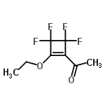 CAS#: 155689-27-3, 1-(2-Ethoxy-3,3,4,4-Tetrafluoro-1-Cyclobuten-1-Yl)Ethanone
