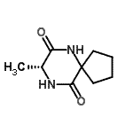 CAS 登录号：155689-63-7， (8R)-8-甲基-6,9-二氮杂螺[4.5]癸烷-7,10-二酮