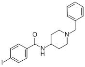 CAS 登录号：155798-12-2， 4-碘-N-[1-(苯基甲基)哌啶-4-基]苯甲酰胺
