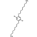 CAS#: 156028-40-9, 1,4-Dibromo-2,5-Bis(Octyloxy)Benzene