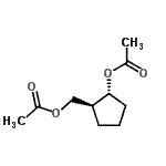 CAS 登录号：156039-26-8， [(1S,2R)-2-乙酰氧基环戊基]甲基乙酸酯