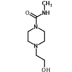 CAS 登录号：156135-40-9， 4-(2-羟基乙基)-N-甲基-1-哌嗪甲酰胺