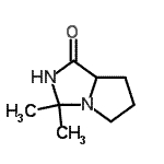 CAS 登录号：156171-63-0， 3,3-二甲基六氢-1H-吡咯并[1,2-c]咪唑-1-酮