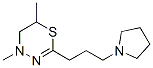 CAS 登录号：15620-49-2， 5,6-二氢-4,6-二甲基-2-[3-(1-吡咯烷基)丙基]-4H-1,3,4-噻二嗪