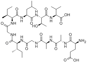 CAS#: 156251-01-3, L-alpha-Glutamyl-L-Alanyl-L-Alanylglycyl-L-Isoleucylglycyl-L-Isoleucyl-L-Leucyl-L-Threonyl-L-Valine