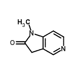 CAS 登录号：156267-14-0， 1-甲基-1,3-二氢-2H-吡咯并[3,2-c]吡啶-2-酮