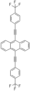 CAS#: 156301-66-5, 9,10-Bis{[4-(Trifluoromethyl)Phenyl]Ethynyl}Anthracene