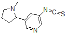 CAS 登录号：156577-11-6， 3-异硫氰酸基-5-(1-甲基吡咯烷-2-基)吡啶