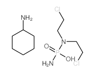 CAS 登录号：1566-15-0， N,N-二(2-氯乙基)二氨基磷酸环己基铵盐