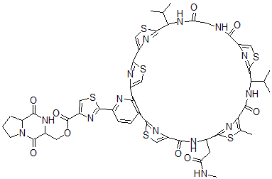 CAS 登录号：156620-47-2， Amythiamicin C